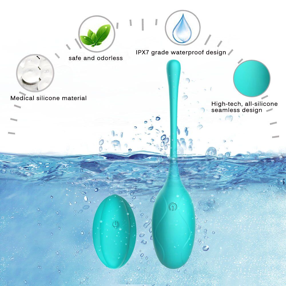 Egg Vibrator | Liquid Silicone Remote Vibrator