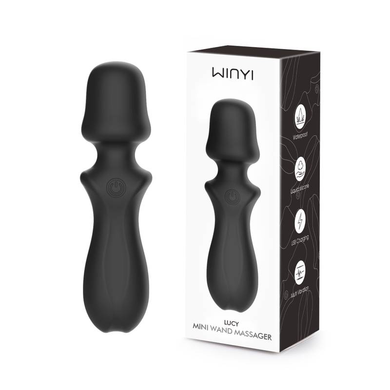 mini wand vibrator Mini Hot Pink Vibrating Wand main image 1
