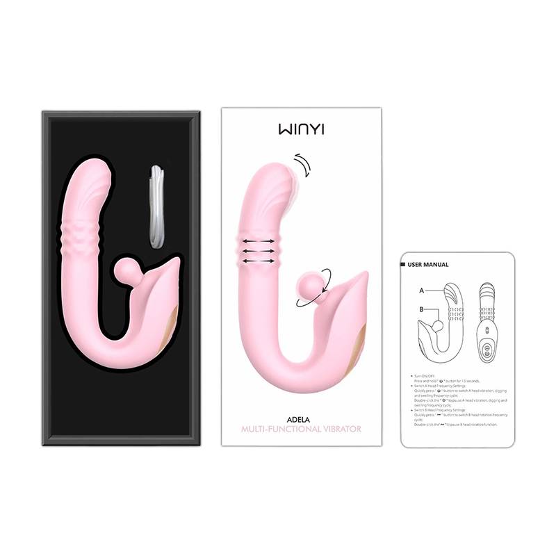 WY0749 New L-Shaped Expanding Vibrator with 3-Speed Rotation
